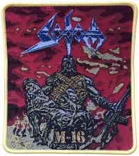 Sodom - Patch M-16 Yellow Border (12,4 X  1 ryhmässä MERCHANDISE / Kangasmerkki / Heavy Metal @ Bengans Skivbutik AB (5562698)