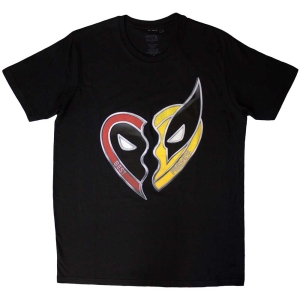 Marvel - Deadpool Best Friends Bl T-Shirt ryhmässä MERCHANDISE / T-paita / Film-Musikal @ Bengans Skivbutik AB (5562861r)