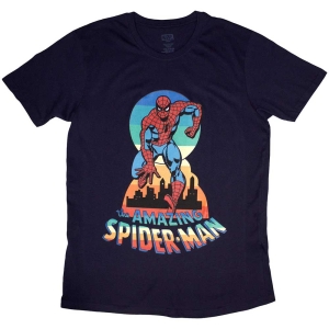 Marvel - Spider-Man Keyhole Navy T-Shirt ryhmässä MERCHANDISE / T-paita / Film-Musikal @ Bengans Skivbutik AB (5562862r)