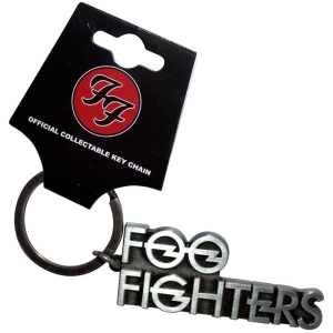 Foo Fighters - Stacked Logo Keychain ryhmässä MERCHANDISE / Merch / Pop-Rock @ Bengans Skivbutik AB (5562876)