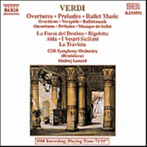 Verdi Giuseppe - Overtures/Preludes/Ballets ryhmässä CD @ Bengans Skivbutik AB (556415)