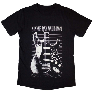 Stevie Ray Vaughan - Guitar Uni Bl T-Shirt ryhmässä MERCH @ Bengans Skivbutik AB (5564230r)