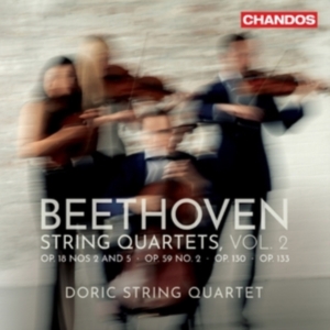 Doric String Quartet - Beethoven: String Quartets, Vol. 2 ryhmässä CD @ Bengans Skivbutik AB (5565195)