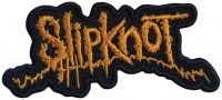 Slipknot - Patch Orange Logo (9,8 X 4,3 Cm) ryhmässä MERCHANDISE / Merch / Hårdrock @ Bengans Skivbutik AB (5565603)