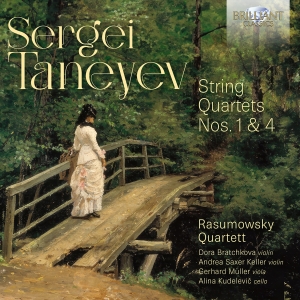 Rasumowsky Quartet - Taneyev: String Quartets Nos. 1 & 4 ryhmässä CD @ Bengans Skivbutik AB (5565762)