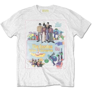Beatles - Ysm Vintage Movie Poster Wht T-Shirt  (L) ryhmässä MERCHANDISE / T-paita / Pop-Rock @ Bengans Skivbutik AB (5566294)