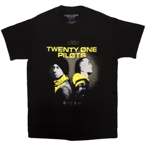 Twenty One Pilots - Back To Back Bl T-Shirt ryhmässä MERCHANDISE / T-paita / Pop-Rock @ Bengans Skivbutik AB (5566341r)