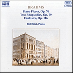 Brahms Johannes - Piano Pieces Op 76, 79 & 116 ryhmässä Externt_Lager / Naxoslager @ Bengans Skivbutik AB (556668)