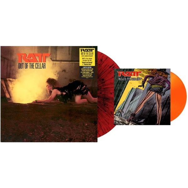 Ratt - Out Of The Cellar (Red & Black Spla ryhmässä VINYYLI / Pop-Rock @ Bengans Skivbutik AB (5566865)