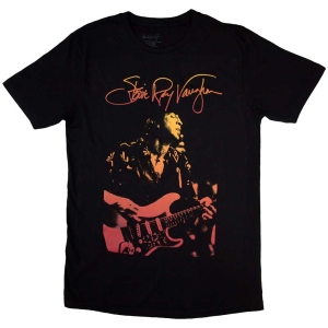 Stevie Ray Vaughan - Signature Uni Bl T-Shirt  (M) ryhmässä -Start Tshirt @ Bengans Skivbutik AB (5566954)