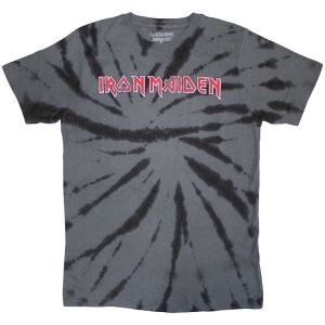 Iron Maiden - Logo Uni Char Dip-Dye T-Shirt ryhmässä Minishops / Iron Maiden @ Bengans Skivbutik AB (5567285r)