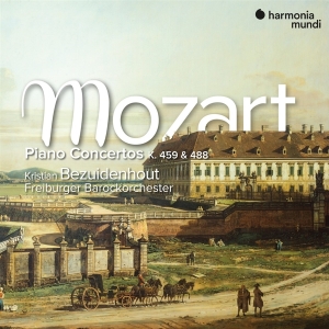 Kristian Bezuidenhout & Freiburger Barockorchester - Mozart Piano Concertos K. 459 & 488 ryhmässä CD @ Bengans Skivbutik AB (5567831)