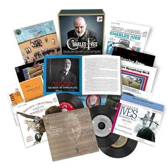 Various Artists - Charles Ives - The Rca And Columbia Album Anthology - Recordings From The Analog Era 1945-76 ryhmässä CD / Klassiskt @ Bengans Skivbutik AB (5567938)