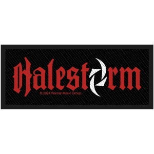 Halestorm - Logo Standard Patch ryhmässä MERCHANDISE / Merch / Hårdrock @ Bengans Skivbutik AB (5569046)