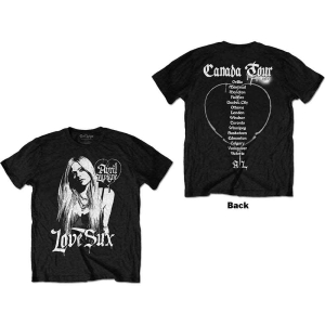 Avril Lavigne - Love Sux Uni Bl T-Shirt ryhmässä MERCHANDISE / T-paita / Pop-Rock @ Bengans Skivbutik AB (5569959r)