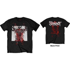 Slipknot - Devil Single - Logo Blur Uni Bl T-Shirt ryhmässä MERCHANDISE / T-paita / Hårdrock @ Bengans Skivbutik AB (5569964r)