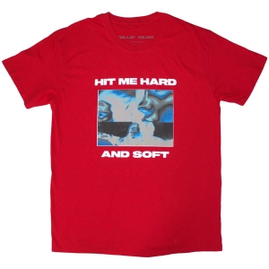 Billie Eilish - Hit Me Hard And Soft Negative Uni Red  (L) ryhmässä MERCHANDISE / T-paita / Pop-Rock @ Bengans Skivbutik AB (5569975)