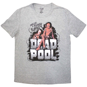 Marvel - Deadpool Plucked Turkey Uni Grey ryhmässä MERCHANDISE / T-paita / Film-Musikal @ Bengans Skivbutik AB (5570041r)