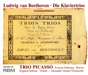 Trio Picasso - Ludwig Van Beethoven - Piano Trios ryhmässä CD / Klassiskt @ Bengans Skivbutik AB (5570711)