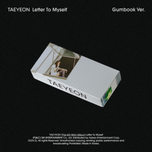 Taeyeon - Letter To Myself (Gumbook Ver.) ryhmässä ME SUOSITTELEMME / Perjantain julkaisut / Perjantai 13 joulukuuta 2024 @ Bengans Skivbutik AB (5573711)