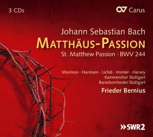 Bach - Matthäus Passion Bwv 244 ryhmässä CD / Klassiskt @ Bengans Skivbutik AB (5573838)