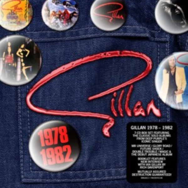 Gillan - 1978 - 1982 ryhmässä CD / Pop-Rock @ Bengans Skivbutik AB (5574032)