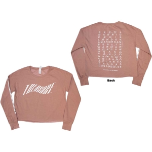 Ateez  - Sweatshirt Small Uni: Fellowship Map The Treasure Crop (Back Print & Ex-Tour) (Small) ryhmässä MERCHANDISE / T-paita / K-Pop @ Bengans Skivbutik AB (5574326)