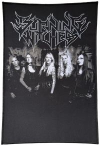 Burning Witches - Backpatch Standing Band (29,5 X 20, ryhmässä MERCHANDISE / Kangasmerkki / Heavy Metal @ Bengans Skivbutik AB (5574613)