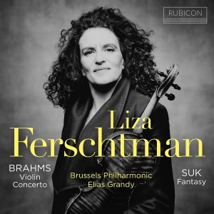 Liza Ferschtman & Brussels Philharmonic & Elias Grandy - Brahms: Violin Concerto / Suk: Fantasy Op. 24 ryhmässä Övrigt /  @ Bengans Skivbutik AB (5574857)