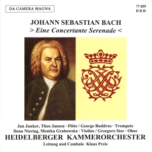 J. S. Bach - Eine Concertante Serenade ryhmässä CD / Klassiskt @ Bengans Skivbutik AB (5574872)