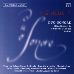Duo Sonare - A Deux - Music For 2 Violins ryhmässä CD / Klassiskt @ Bengans Skivbutik AB (5574882)