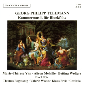 Telemann G P - Chamber Music For Flute ryhmässä CD / Klassiskt @ Bengans Skivbutik AB (5574977)