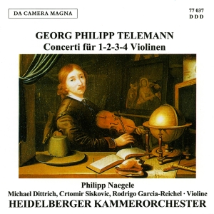 Telemann G P - Concertos For 1-2-3-4 Violins ryhmässä CD / Klassiskt @ Bengans Skivbutik AB (5574980)
