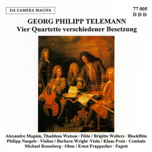 Telemann G P - 4 Quartets ryhmässä CD / Klassiskt @ Bengans Skivbutik AB (5574992)