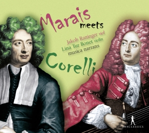Lina Tur Bonet Jakob Rattinger Mu - Marais Meets Corelli ryhmässä CD / Klassiskt @ Bengans Skivbutik AB (5575061)