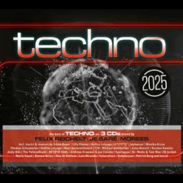 Various Artists - Techno 2025 ryhmässä CD / Myydyimmät @ Bengans Skivbutik AB (5575488)