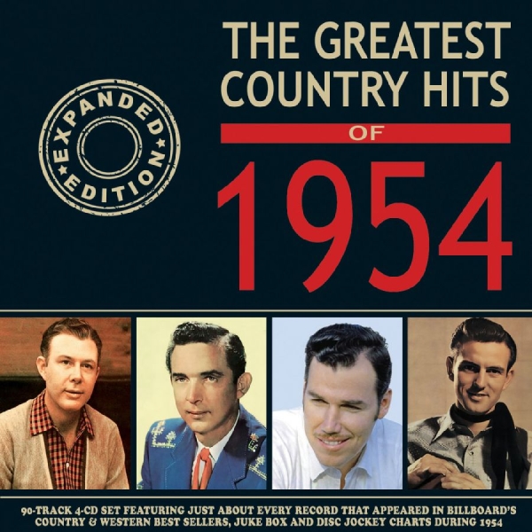 Various Artists - The Greatest Country Hits Of 1954 ryhmässä CD / Myydyimmät @ Bengans Skivbutik AB (5576100)