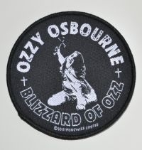 Ozzy Osbourne - Patch Blizzard Of Ozz (9,2 X 9,2 Cm ryhmässä MERCHANDISE / Kangasmerkki / Heavy Metal @ Bengans Skivbutik AB (5577286)