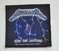 Metallica - Patch Ride The Lightning (10,4 X 9, ryhmässä MERCHANDISE / Kangasmerkki / Heavy Metal @ Bengans Skivbutik AB (5577309)