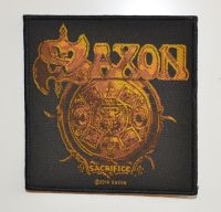 Saxon - Patch Sacrifice (10,2 X 10,5 Cm) ryhmässä MERCHANDISE / Kangasmerkki / Heavy Metal @ Bengans Skivbutik AB (5577312)
