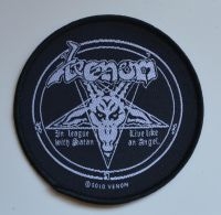Venom - Patch In League With Satan (9,5 X 9 ryhmässä MERCHANDISE / Kangasmerkki / Heavy Metal @ Bengans Skivbutik AB (5577320)