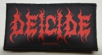 Deicide - Patch Logo (10,4 X 5,5 Cm) ryhmässä MERCHANDISE / Kangasmerkki / Heavy Metal @ Bengans Skivbutik AB (5577334)