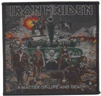 Iron Maiden - Patch A Matter Of Life And Death  ( ryhmässä MERCHANDISE / Kangasmerkki / Heavy Metal @ Bengans Skivbutik AB (5577346)