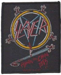 Slayer - Patch Haunting The Chapel (10 X 10, ryhmässä MERCHANDISE / Kangasmerkki / Heavy Metal @ Bengans Skivbutik AB (5577348)