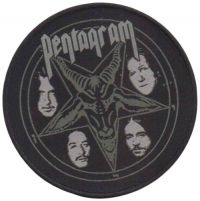Pentagram - Patch Baphomet (10 Cm) ryhmässä MERCHANDISE / Kangasmerkki / Heavy Metal @ Bengans Skivbutik AB (5577349)