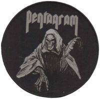 Pentagram - Patch Reaper (10 Cm) ryhmässä MERCHANDISE / Kangasmerkki / Heavy Metal @ Bengans Skivbutik AB (5577350)