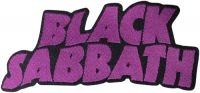 Black Sabbath - Logo Cut Out Patch (4,2 X 9,8 Cm) ryhmässä MERCHANDISE / Kangasmerkki / Heavy Metal @ Bengans Skivbutik AB (5577354)