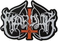 Marduk - Logo Cut Out Patch (7,1 X 10 Cm) ryhmässä MERCHANDISE / Kangasmerkki / Heavy Metal @ Bengans Skivbutik AB (5577360)