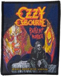 Ozzy Osbourne - Patch Patient No 9 (9,9 X 7,8 Cm) ryhmässä MERCHANDISE / Kangasmerkki / Heavy Metal @ Bengans Skivbutik AB (5577364)