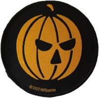 Helloween - Patch Pumpkin (8,9 Cm) ryhmässä MERCHANDISE / Kangasmerkki / Heavy Metal @ Bengans Skivbutik AB (5577372)